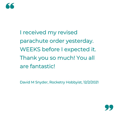 Customer quote, click for readable page of quotes